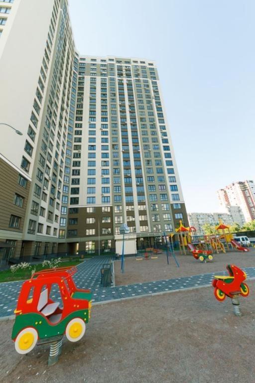 Видовая На 25 Этаже Kiew Exterior foto